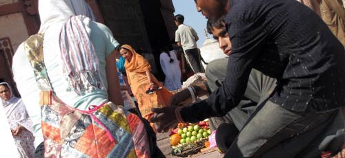 O regateio em Jaipur e Agra